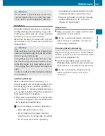 Preview for 259 page of Mercedes-Benz 2010 GLK 350 Operator'S Manual