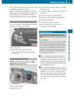 Preview for 253 page of Mercedes-Benz 2011 CL-Class Operator'S Manual