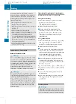 Preview for 172 page of Mercedes-Benz 2011 E-Class Sedan Operator'S Manual