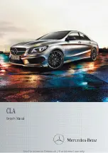 Preview for 1 page of Mercedes-Benz 2013 CLA Owner'S Manual