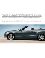 Предварительный просмотр 6 страницы Mercedes-Benz 2013 E-CLASS CABRIOLET Brochure