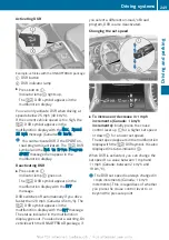 Preview for 251 page of Mercedes-Benz 2013 GL X166 Operator'S Manual