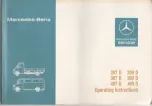 Mercedes-Benz 207 D Operating Instructions Manual preview