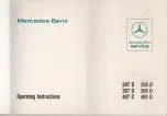 Предварительный просмотр 2 страницы Mercedes-Benz 207 D Operating Instructions Manual