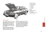 Предварительный просмотр 101 страницы Mercedes-Benz 260 E 124 1988 Owner'S Manual