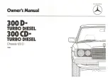 Preview for 5 page of Mercedes-Benz 300 CD-TURBO DIESEL 1985 Owner'S Manual