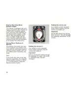 Preview for 64 page of Mercedes-Benz 300 SE 1993 Owner'S Manual