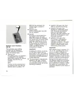 Preview for 78 page of Mercedes-Benz 300 SE 1993 Owner'S Manual