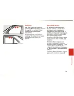 Preview for 127 page of Mercedes-Benz 300 SE 1993 Owner'S Manual