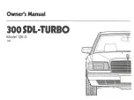 Preview for 3 page of Mercedes-Benz 300SDL-TURBO 126 D 1986 Owner'S Manual