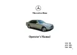 Mercedes-Benz 320 SE Operator'S Manual preview