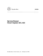 Mercedes-Benz 602 Service Manual preview