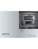 Mercedes-Benz Audio 10 Operating Instructions Manual preview