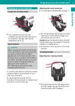 Предварительный просмотр 11 страницы Mercedes-Benz BABY-SAFE plus II Operating Instructions Manual