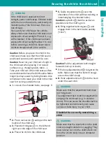 Предварительный просмотр 13 страницы Mercedes-Benz BABY-SAFE plus II Operating Instructions Manual