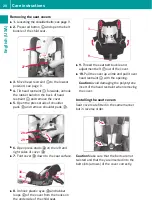 Предварительный просмотр 22 страницы Mercedes-Benz BABY-SAFE plus II Operating Instructions Manual