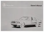 Preview for 1 page of Mercedes-Benz C 220 1996 Owner'S Manual