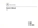 Preview for 3 page of Mercedes-Benz C 220 1996 Owner'S Manual