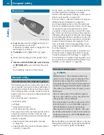 Предварительный просмотр 44 страницы Mercedes-Benz C-CLASS CABRIOLET Operator'S Manual