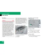 Preview for 289 page of Mercedes-Benz CLK 63 AMG Operator'S Manual