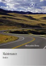 Preview for 1 page of Mercedes-Benz CLS-Class Maintenance Booklet