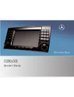 Mercedes-Benz COMAND MY09 Operator'S Manual preview