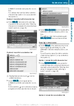 Предварительный просмотр 57 страницы Mercedes-Benz COMAND Online Supplement Manual