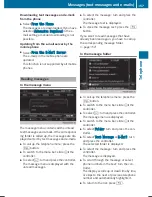 Preview for 159 page of Mercedes-Benz COMAND Operating Instructions Manual