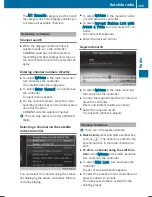 Preview for 207 page of Mercedes-Benz COMAND Operating Instructions Manual