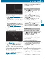 Preview for 219 page of Mercedes-Benz COMAND Operating Instructions Manual