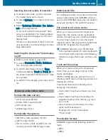 Preview for 221 page of Mercedes-Benz COMAND Operating Instructions Manual