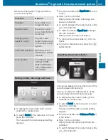 Preview for 257 page of Mercedes-Benz COMAND Operating Instructions Manual