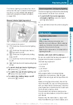 Preview for 149 page of Mercedes-Benz E 180 Owner'S Manual