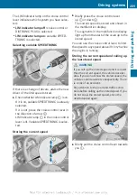 Preview for 211 page of Mercedes-Benz E 180 Owner'S Manual