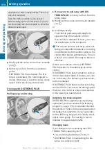 Preview for 216 page of Mercedes-Benz E 180 Owner'S Manual