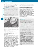 Preview for 208 page of Mercedes-Benz E 350 BlueEFFICIENCY Cabriolet Operator'S Manual