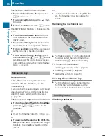 Предварительный просмотр 88 страницы Mercedes-Benz E-Class Cabriolet Operator'S Manual