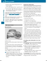 Предварительный просмотр 210 страницы Mercedes-Benz E-Class Cabriolet Operator'S Manual