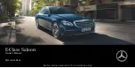 Mercedes-Benz E-Class Saloon 2018 Owner'S Manual preview