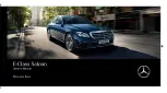 Mercedes-Benz E-Class Saloon Owner'S Manual preview