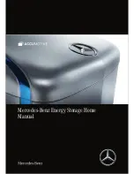 Mercedes-Benz Energy Storage Home Manual предпросмотр