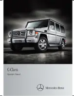 Mercedes-Benz G 550 Operator'S Manual preview