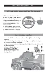 Preview for 16 page of Mercedes-Benz G 63 AMG Owner'S Manual With Assembly Instructions