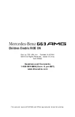 Preview for 32 page of Mercedes-Benz G 63 AMG Owner'S Manual With Assembly Instructions