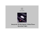 Предварительный просмотр 1 страницы Mercedes-Benz Integrated Morterola TIMEPORT Digital Cellular Telephone for Mercedes-Benz Operation Manual