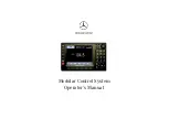 Mercedes-Benz MY02 Operator'S Manual preview