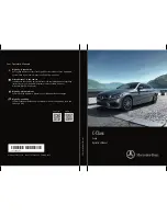 Preview for 1 page of Mercedes-Benz MY17 c-class Operator'S Manual