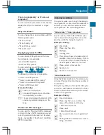 Preview for 21 page of Mercedes-Benz NTG4.5 Bilingual 2015 Operating Instructions Manual