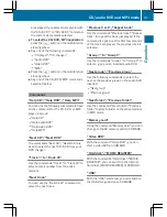 Preview for 33 page of Mercedes-Benz NTG4.5 Bilingual 2015 Operating Instructions Manual