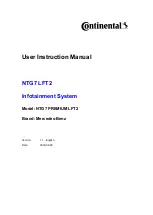 Предварительный просмотр 1 страницы Mercedes-Benz NTG7 PREMIUM LFT2 User Instruction Manual